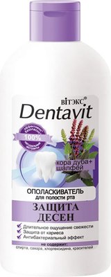 

Ополаскиватель для полости рта, Кора дуба + Шалфей Защита десен