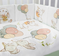 

Комплект постельный для новорожденных Amarobaby, Wonderland / AB213017Wl/32