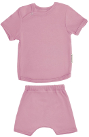 Комплект одежды для малышей Amarobaby Nature Зефир / AB-OD21-NZ11/06-62 (розовый, р. 62) - 