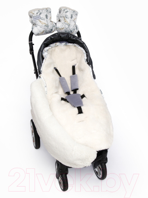 Конверт детский Amarobaby Snowy Baby Колос / AMARO-6102-KL (белый)