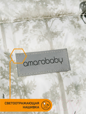 Конверт детский Amarobaby Snowy Baby Олени / AMARO-6102-OL (бежевый)