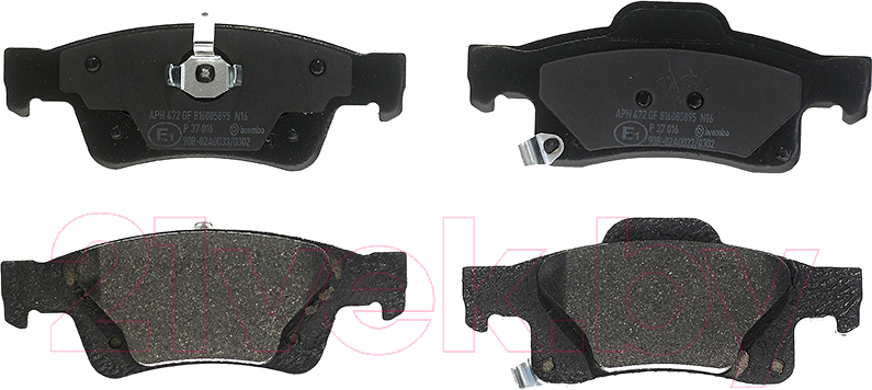 Тормозные колодки Brembo P37016