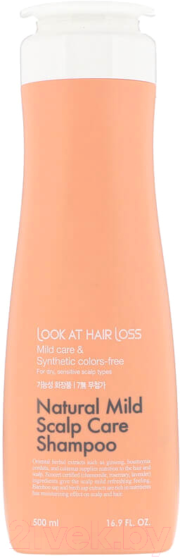 Шампунь для волос Daeng Gi Meo Ri Look At Hair Loss Natural Mild Scalp Care Shampoo (500мл)