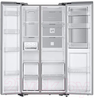 Холодильник с морозильником Samsung RH62A50F1SL/WT