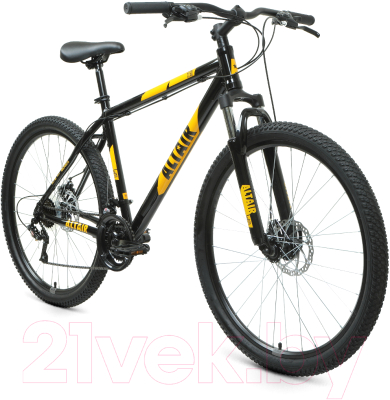 Велосипед Forward AL 27.5 D 2020-2021 / RBKT1M37G020 (15, черный/оранжевый)