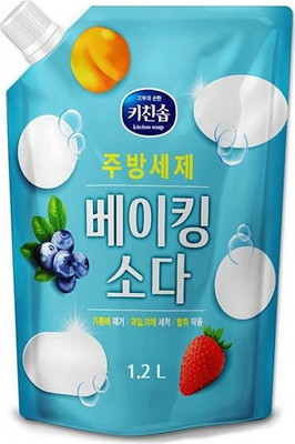 Средство для мытья посуды Mukunghwa Kitchen Soap Baking Soda Kitchen Detergent (1.2л) -