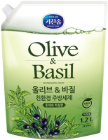 Средство для мытья посуды Mukunghwa Olive&Basil Dishwashing Detergent (1.2л) - 