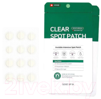 Маска-патч для лица Some By Mi 30days Clear Spot Patch Точечные (18шт)