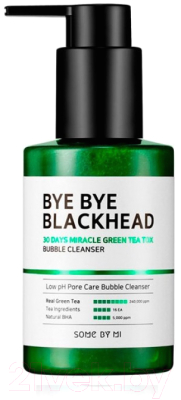 Пенка для умывания Some By Mi Bye Bye Blackhead 30 Days Miracle Green Tea Tox Bubble Cleanser (120г)