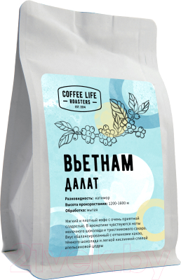 

Кофе в зернах Coffee Life Roasters, Вьетнам Далат
