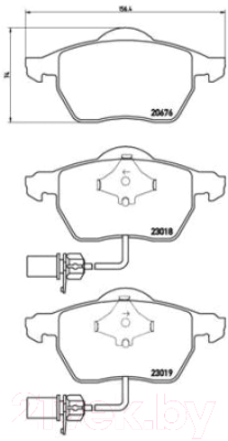 Тормозные колодки Brembo P85085