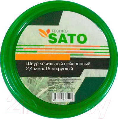 Изображение товара Леска для триммера Sato Techno 2.4мм x 15м (круг)