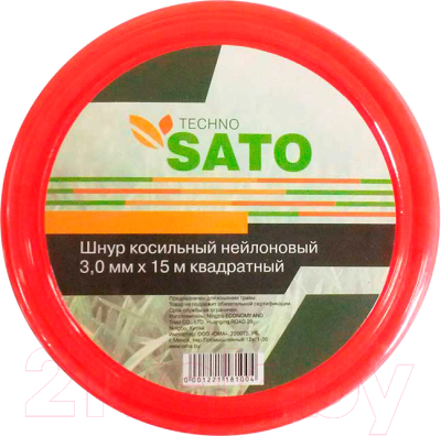 Изображение товара Леска для триммера Sato Techno 3.0мм x 15м (квадрат)