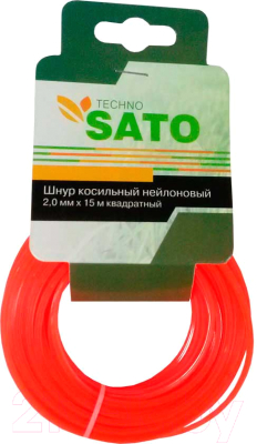 Изображение товара Леска для триммера Sato Techno 2.0мм x 15м (квадрат)