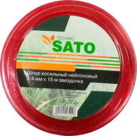 

Леска для триммера, Techno 2.4мм x 15м