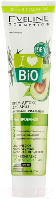 

Крем для лица Eveline Cosmetics, I Love Bio+ Комплекс 12 Целебных трав Дектокс