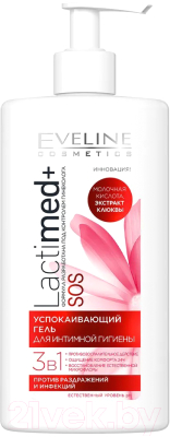 Гель для интимной гигиены Eveline Cosmetics Lactimed+ Молочная кислота Экстр клюквы (250мл)