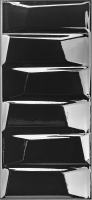 Плитка Cersanit Evolution Кирпичи Рельеф EVG233 (200x440, черный) - 