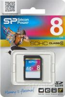 Карта памяти Silicon Power SDHC Class 10 8 Gb (SP008GBSDH010V10) - 