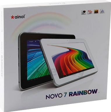 Планшет Ainol Novo 7 Rainbow (Black) - коробка
