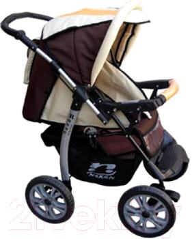 Детская универсальная коляска Anmar Rosse Golden (Brown) - прогулочный вариант