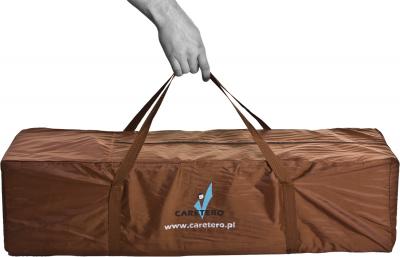 Игровой манеж Caretero Quadra (Brown) - сумка для транспортировки 