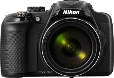 Компактный фотоаппарат Nikon Coolpix P600 (Black) - вид спереди