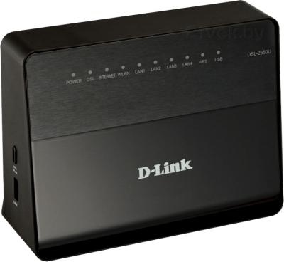 Беспроводной маршрутизатор D-Link DSL-2650U/RA/U1A - общий вид