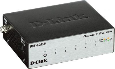 Коммутатор D-Link DGS-1005D/H2A - общий вид