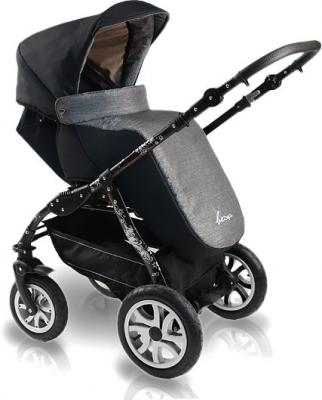 Детская универсальная коляска Bexa Fashion Roxy Chrome (208) - чехол для ног (цвет 210 черная рама)