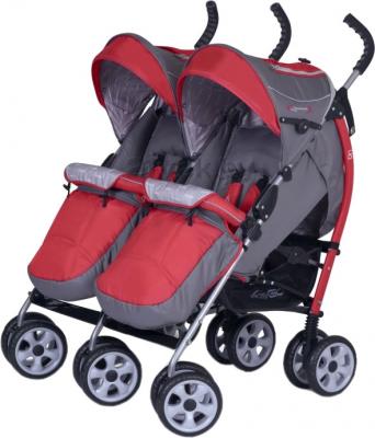 Детская прогулочная коляска EasyGo Duo Comfort (Red) - общий вид