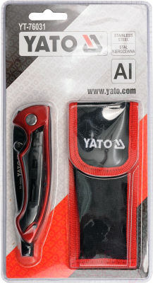 Нож строительный Yato YT-76031