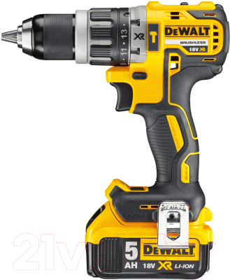 Профессиональная дрель-шуруповерт DeWalt DCD796P2-QW