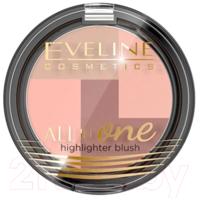 

Румяна Eveline Cosmetics, Бежевый;коричневый;розовый, All In One №01