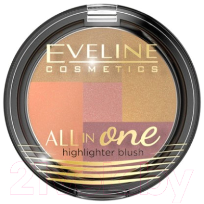 

Румяна Eveline Cosmetics, Золотистый;коричневый;оранжевый, All In One №03
