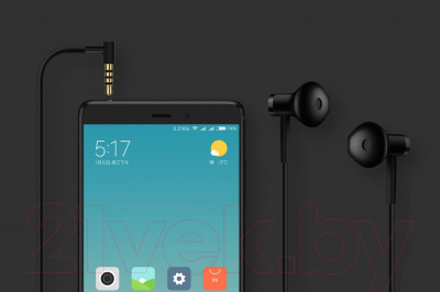 Наушники-гарнитура Xiaomi Dual Driver Earphones / ZBW4407TY (черный)