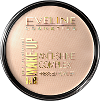 Пудра компактная Eveline Cosmetics Anti Shine Complex Pressed Powder тон 31 transparent (14г) - 
