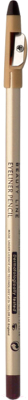 Карандаш для глаз Eveline Cosmetics Eyeliner Pencil контурный с точилкой (2г, коричневый)