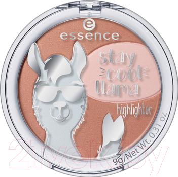 

Хайлайтер Essence, Розовый;бронза;голубой, Stay Cool Llama Highlighter тон 10