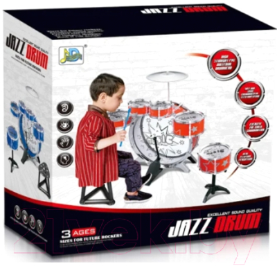 Музыкальная игрушка Jazz Drum Барабанная установка 518-101B