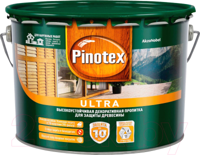 

Защитно-декоративный состав Pinotex, Бесцветный, Ultra CLR база 5270906