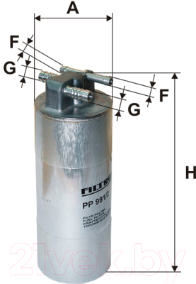 

Топливный фильтр Filtron, PP991/2