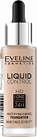 Тональный крем Eveline Cosmetics Liquid Control №030 Sand Beige инновационный жидкий (32мл) - 