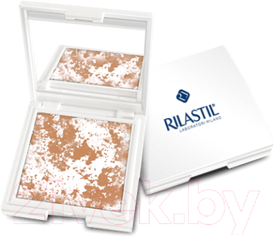 Пудра компактная Rilastil Cosmetic Camouflage Корректирующая бело-персиковый (10г)