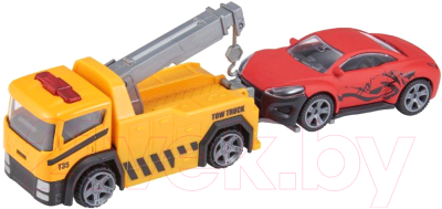 Набор игрушечных автомобилей Teamsterz С машинкой / 5373873 (желтый)