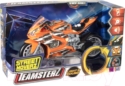 Мотоцикл игрушечный Teamsterz Street Moverz / 5417135 (оранжевый)