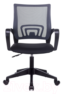 Кресло офисное Бюрократ CH-695NLT (темно-серый/TW-04 сиденье черный TW-11 сетка/ткань)