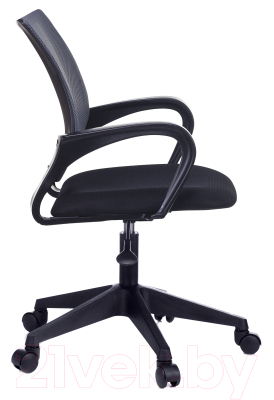 Кресло офисное Бюрократ CH-695NLT (темно-серый/TW-04 сиденье черный TW-11 сетка/ткань)