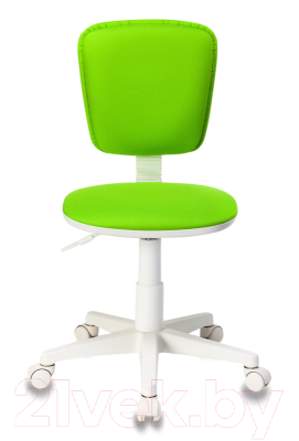 Кресло детское Бюрократ CH-W204NX (салатовый 15-118/пластик белый)