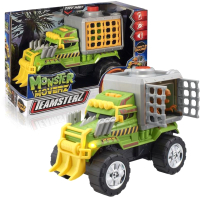 Фургон игрушечный Teamsterz Монстр-трак с динозавром в клетке / 5417116 (зеленый) - 